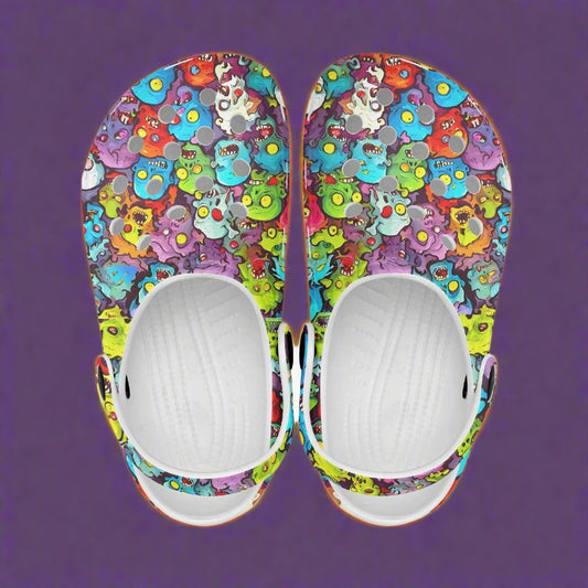 Zombies Rok-Clogs - Alternative Art Clogs for Kids