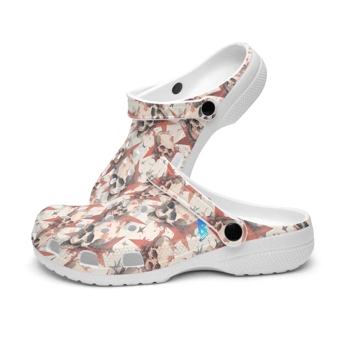 Red Star Skulls Rok-Clogs