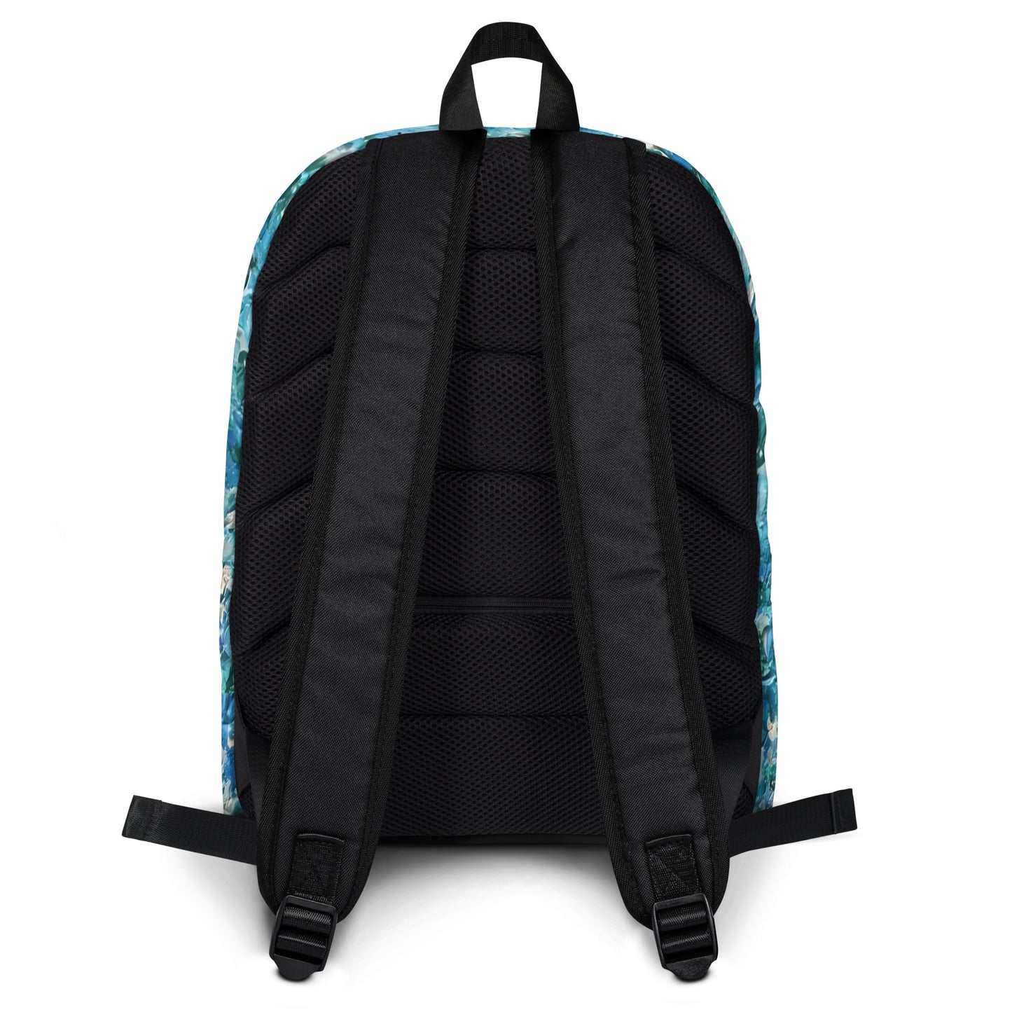 Abstract Blues Backpack –  Free Delivery! Rock / Metal / Gothic / EDM / Clubwear - Alternative Apparel Only from Phase B Records.