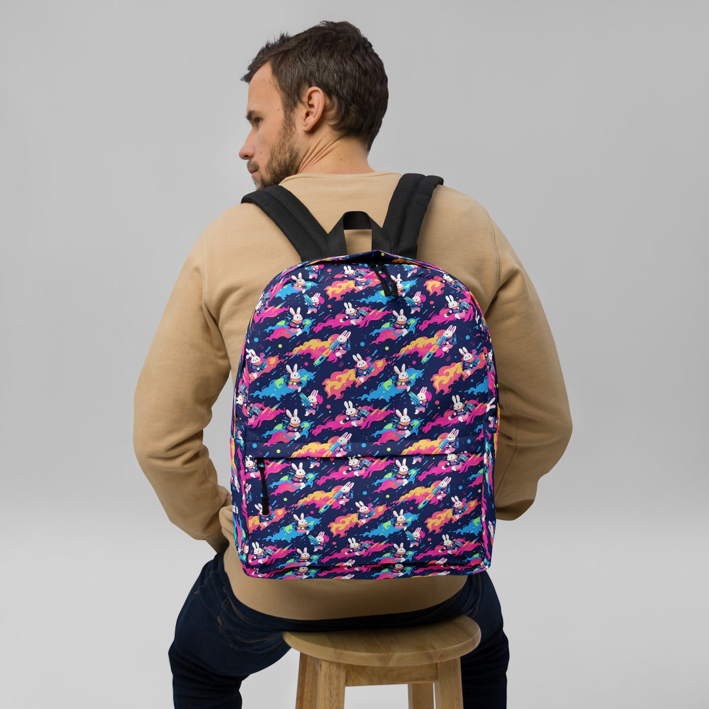Space Bunny Rabbit Backpack