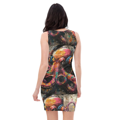 Rockin' Octopus Bodycon dress