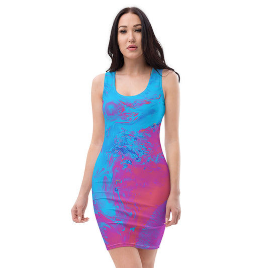 Neon Beach Bodycon dress