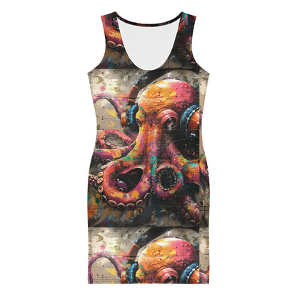 Rockin' Octopus Bodycon dress