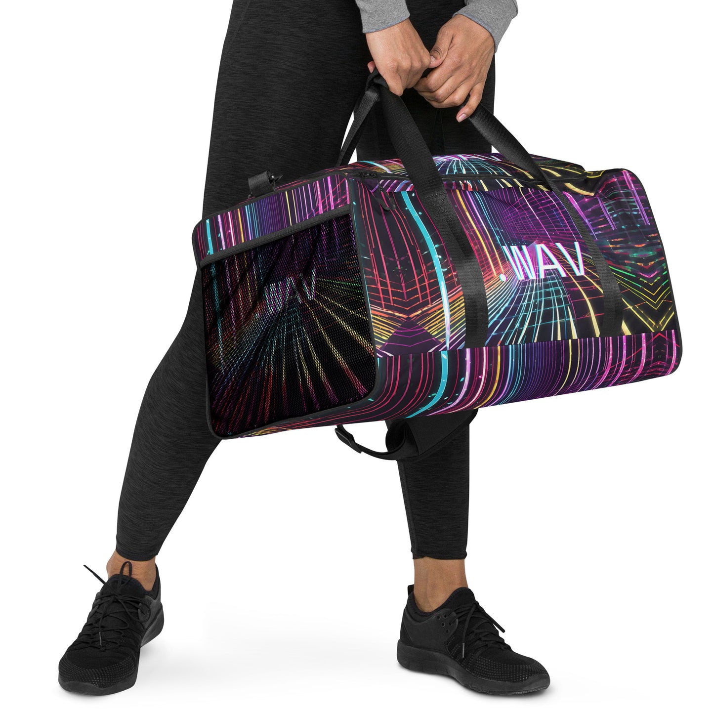 .WAV Duffle bag - Free Delivery! Rock / Metal / Electronic / EDM / Underground - Alternative Apparel and Merch Only from Phase B Records.