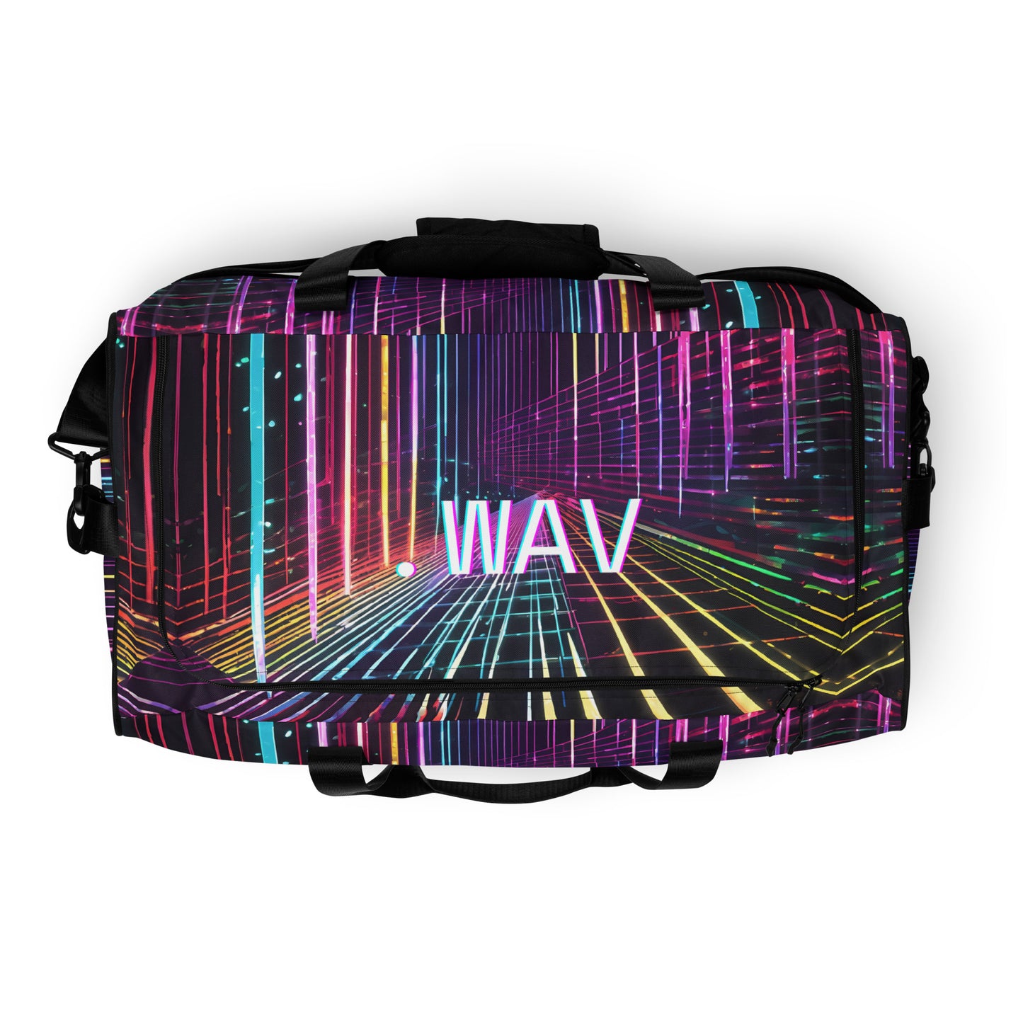 .WAV Duffle bag - Free Delivery! Rock / Metal / Electronic / EDM / Underground - Alternative Apparel and Merch Only from Phase B Records.