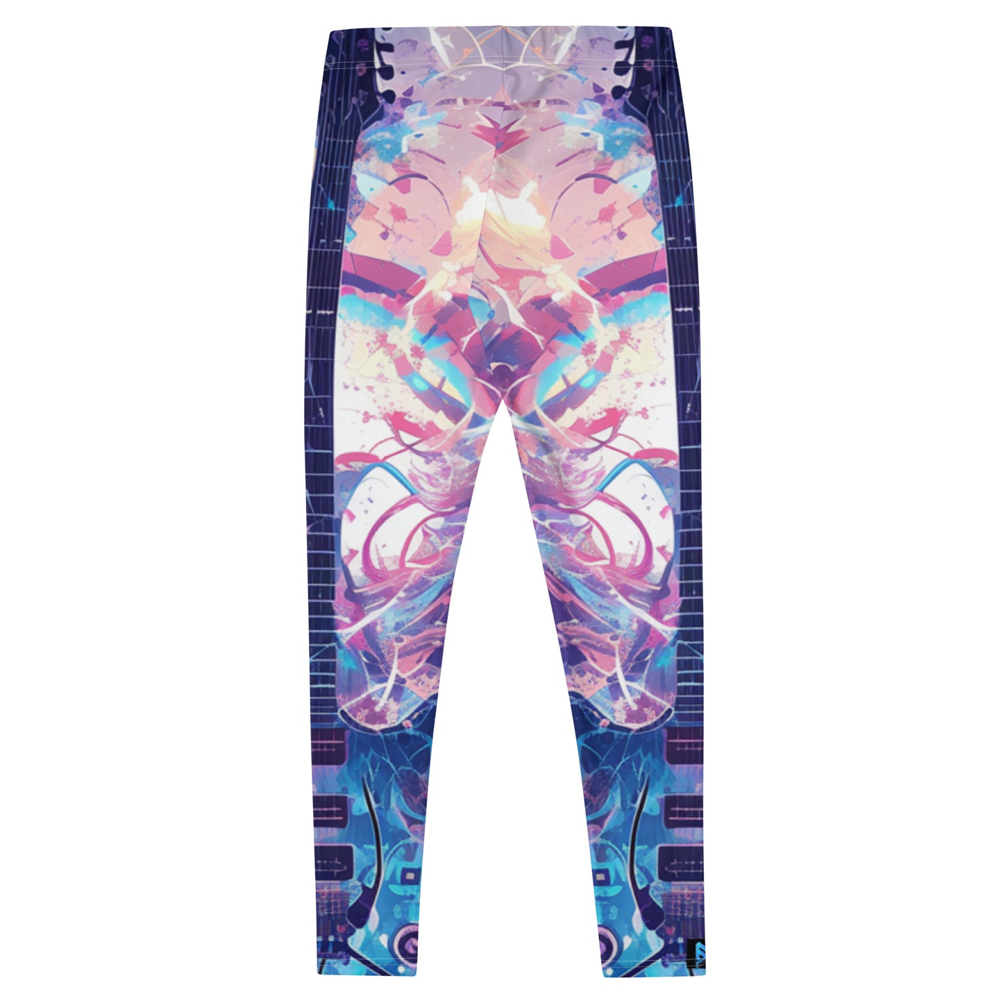 Pink Storm Guitar Leggings