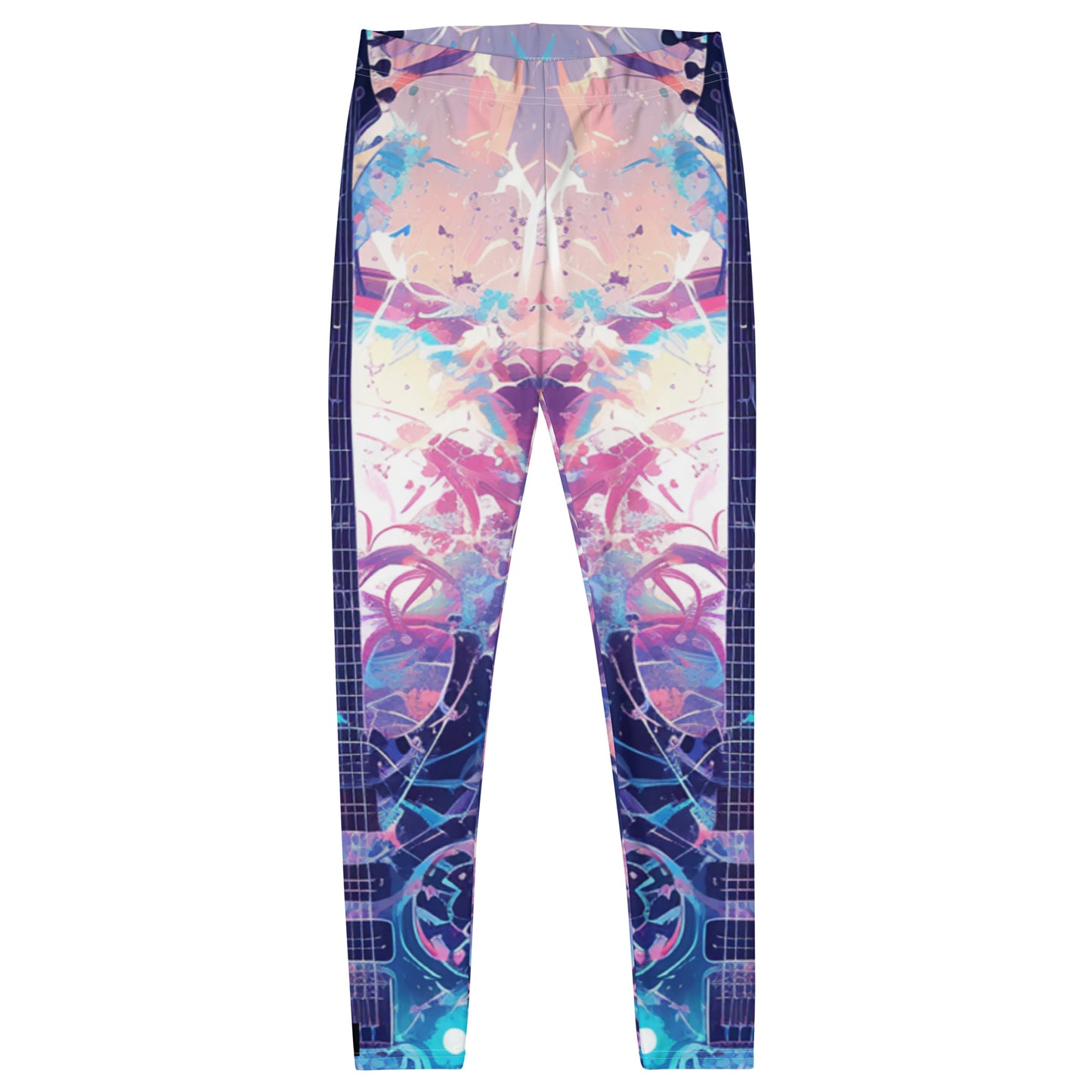 Pink Storm Guitar Leggings