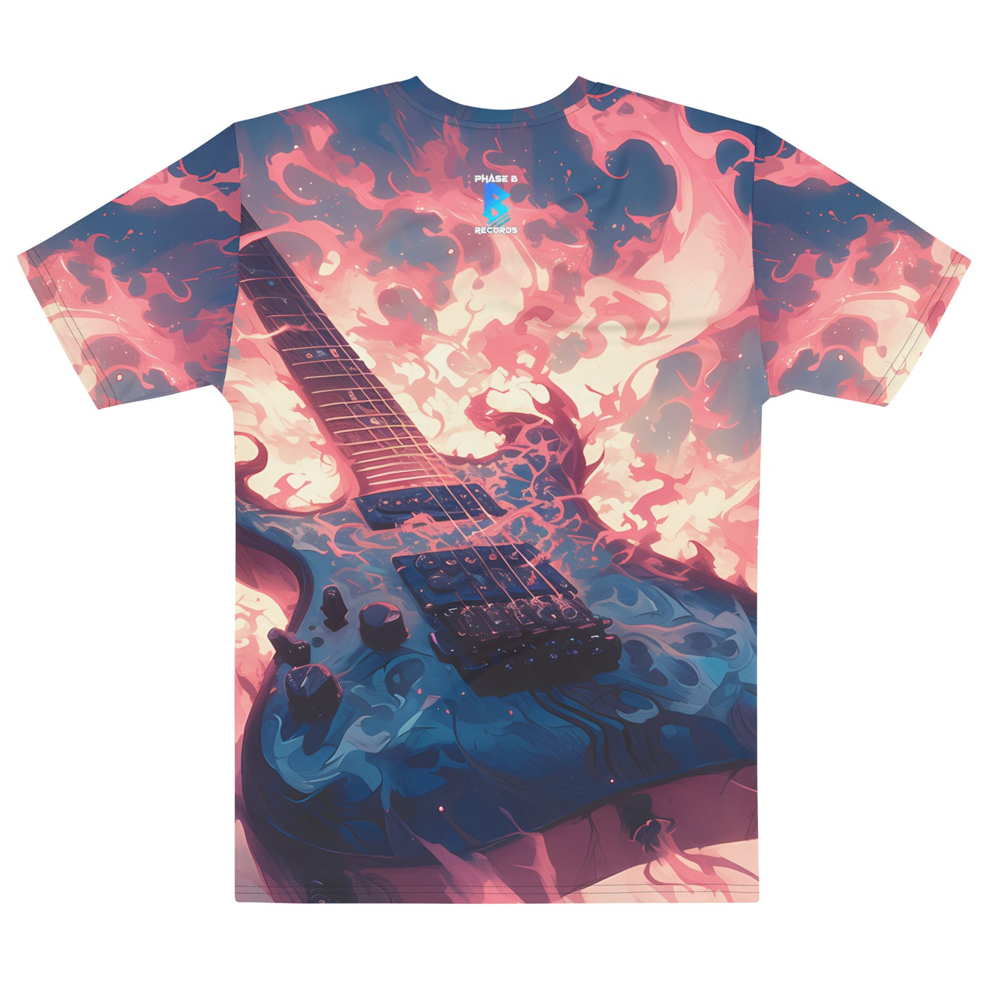 Flaming Guitar Men's t-shirt! Rock out in this one..