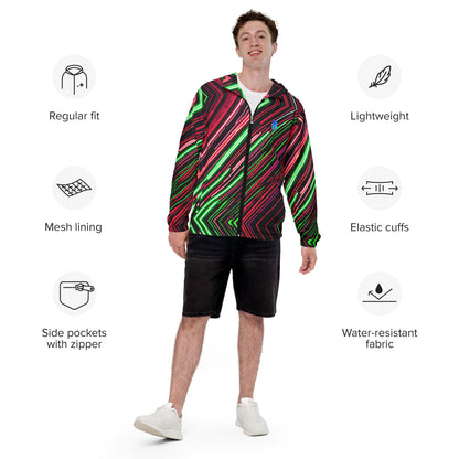 Phase B Records EDM Men’s windbreaker - Free Delivery! Rock / Metal / Electronic / EDM / Underground - Alternative Apparel and Merch Only from Phase B Records.