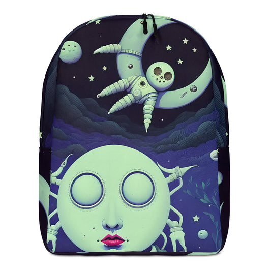 Wonky Moons Minimalist Backpack