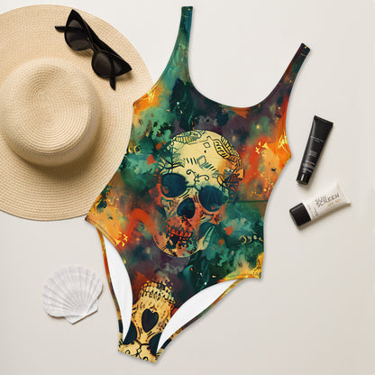 Mexican Skull Swimsuit