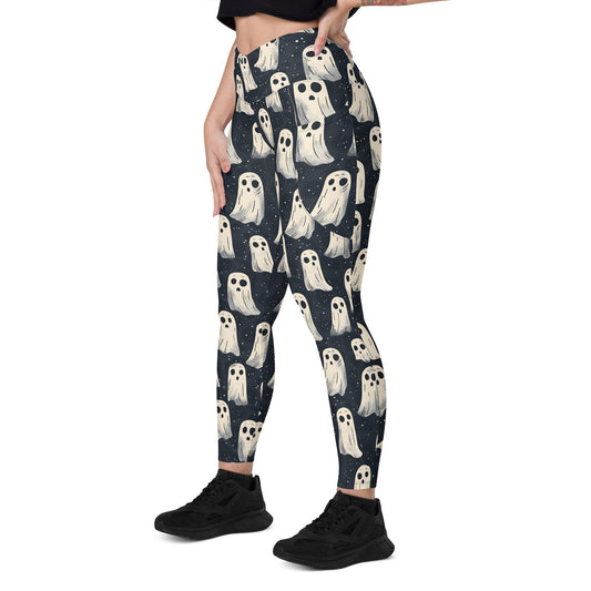 Ghosts Crossover leggings with pockets