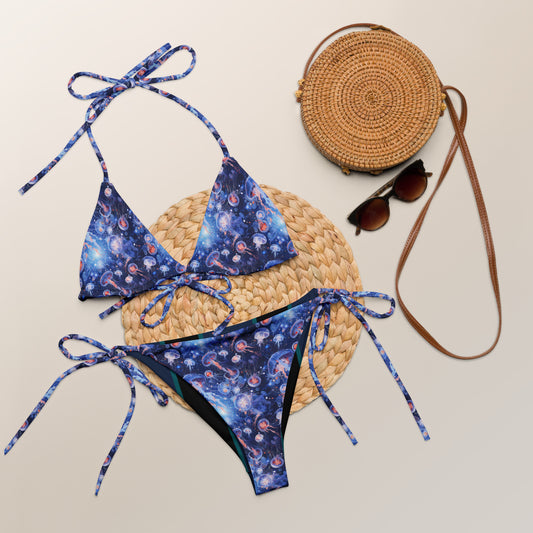 Jellyfish recycled string bikini