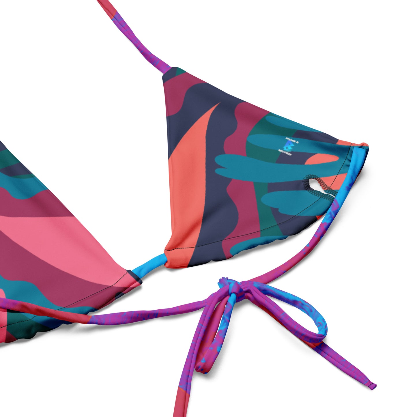 Neon Beach recycled string bikini