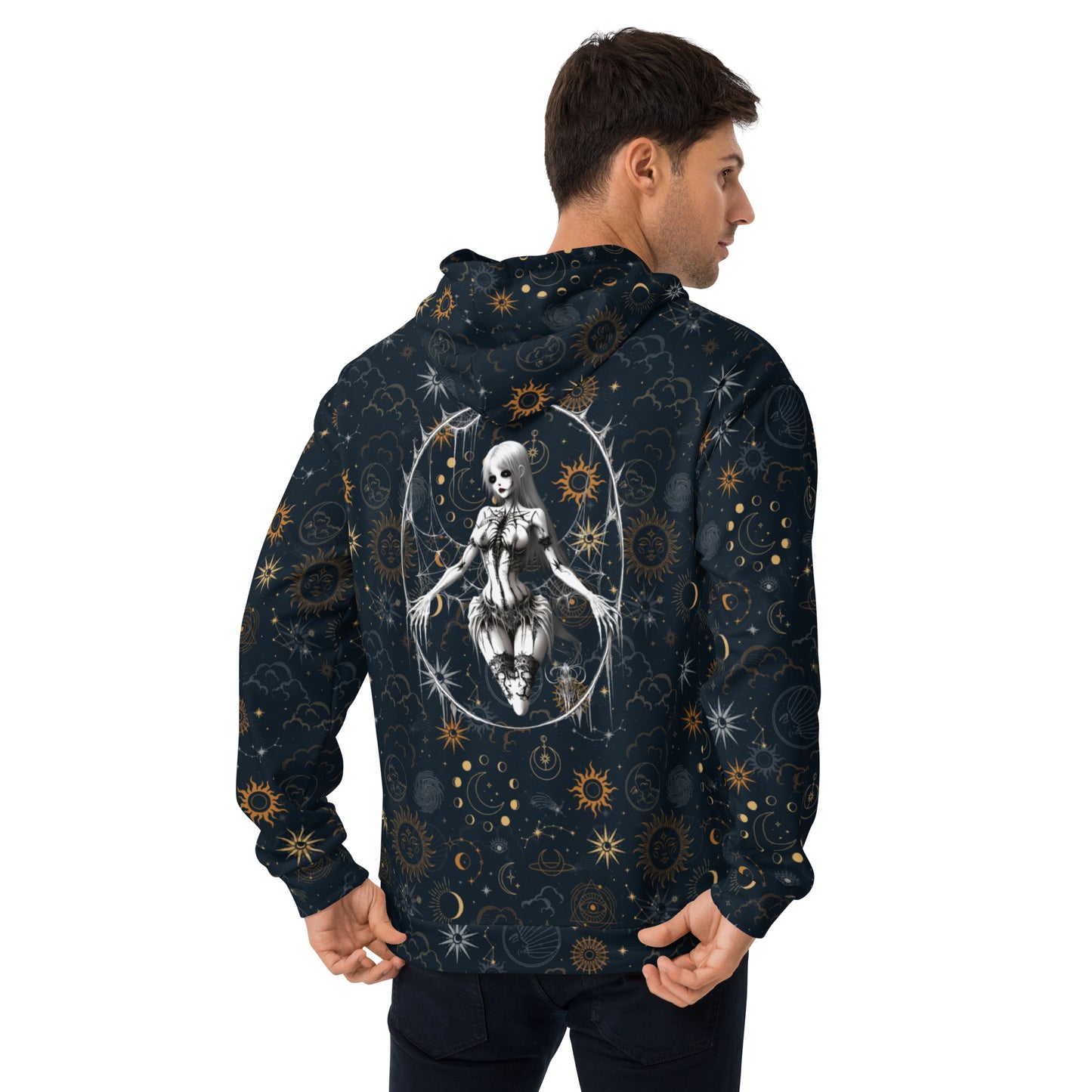 Pinup Spider Girl Unisex Hoodie