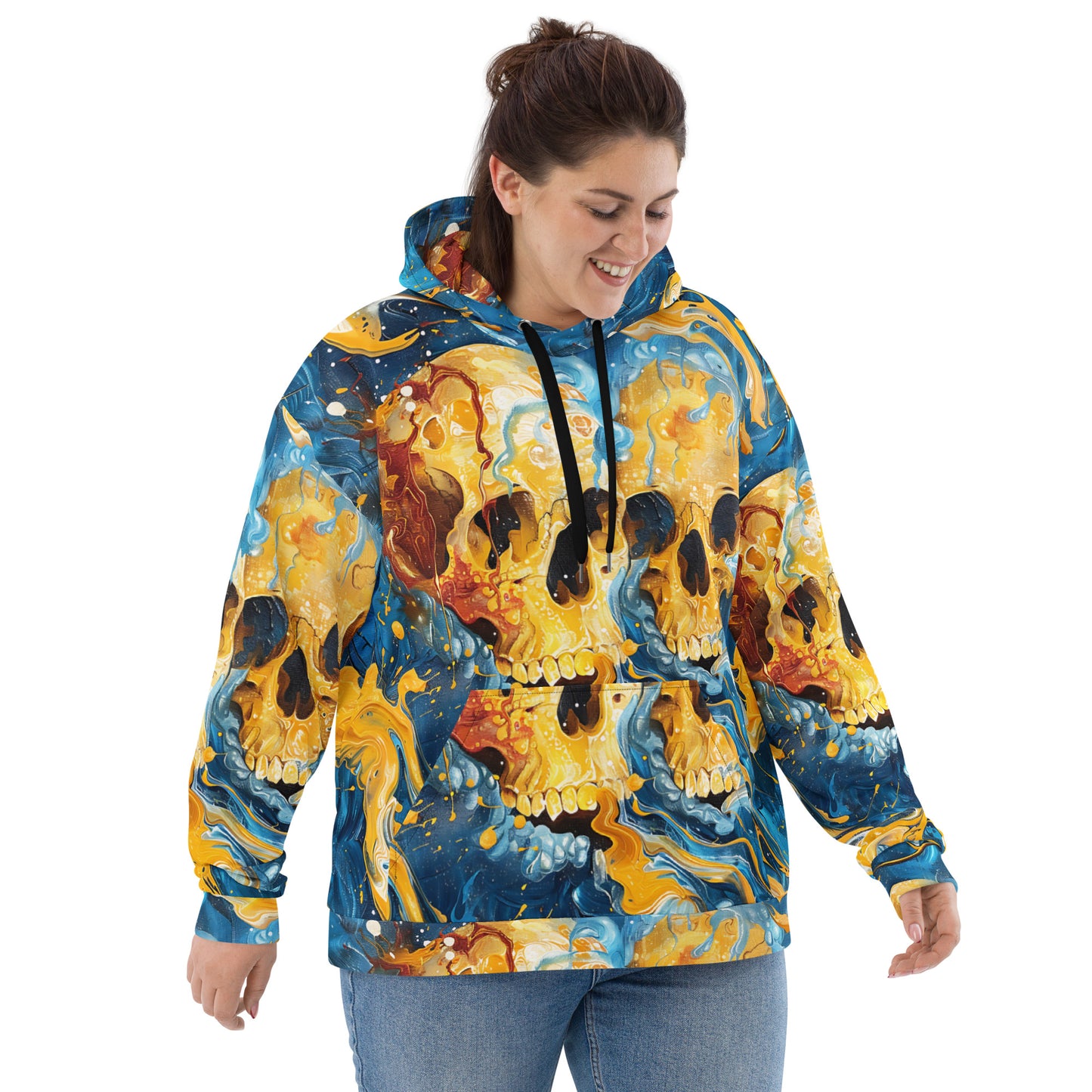 Painted Skulls Unisex Hoodie