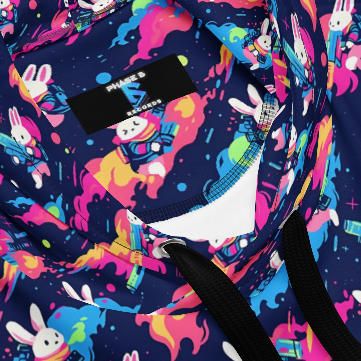 Bunnies in Space Unisex Hoodie