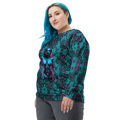 Pinup Turquoise Unisex Sweatshirt