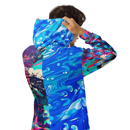 Jess Lewis Seafoam & Andromeda Unisex zip hoodie - Free Delivery! Rock / Mathrock / Progressive / Jazz Fusion - Alternative Apparel and Merch Only from Phase B Records.