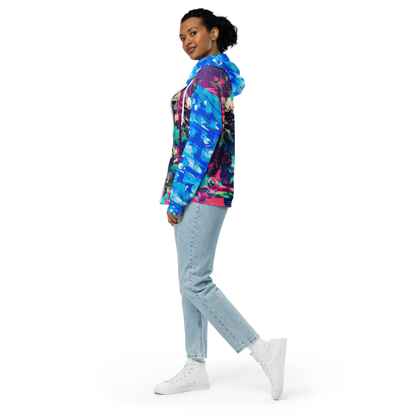 Jess Lewis Seafoam & Andromeda Unisex zip hoodie - Free Delivery! Rock / Mathrock / Progressive / Jazz Fusion - Alternative Apparel and Merch Only from Phase B Records.