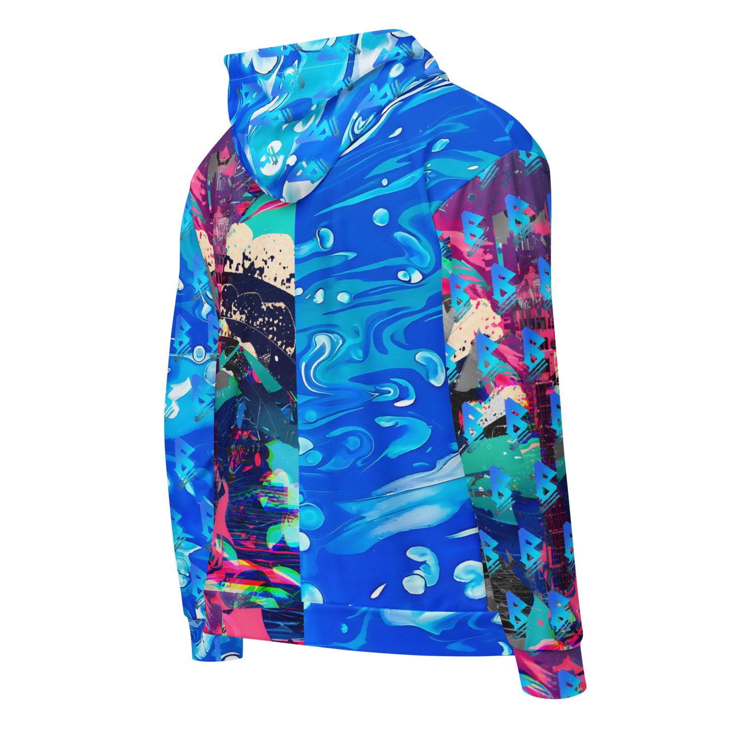 Jess Lewis Seafoam & Andromeda Unisex zip hoodie - Free Delivery! Rock / Mathrock / Progressive / Jazz Fusion - Alternative Apparel and Merch Only from Phase B Records.