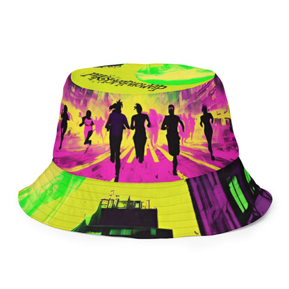 Diamondback Kid TIMES UP Reversible bucket hat- Free Delivery! Hip-Hop / EDM / Underground - Alternative Apparel and Merch Only from Phase B Records.