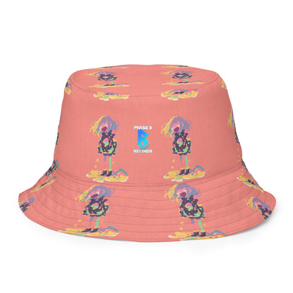 Anime Rain Girl Reversible bucket hat