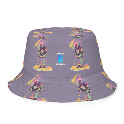 Anime Rain Girl Reversible bucket hat