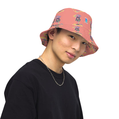 Anime Rain Girl Reversible bucket hat