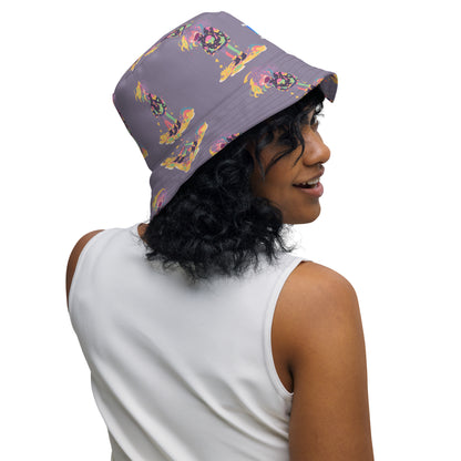 Anime Rain Girl Reversible bucket hat