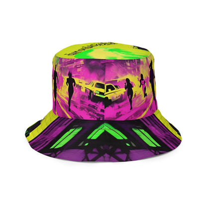 Diamondback Kid TIMES UP Reversible bucket hat- Free Delivery! Hip-Hop / EDM / Underground - Alternative Apparel and Merch Only from Phase B Records.