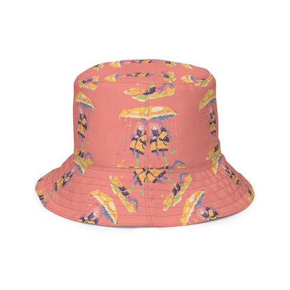 Anime Rain Girl Reversible bucket hat