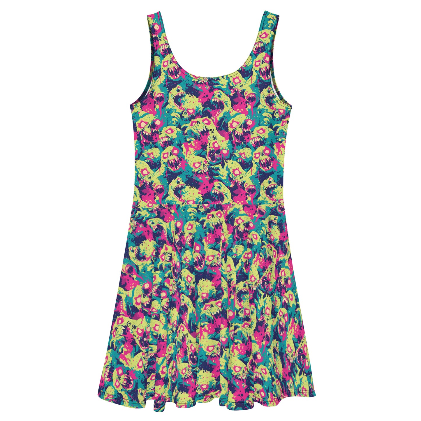 Neon Zombies Skater Dress