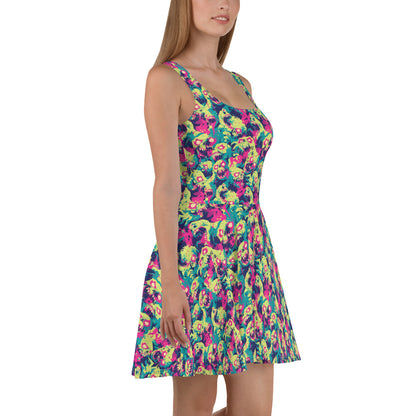 Neon Zombies Skater Dress