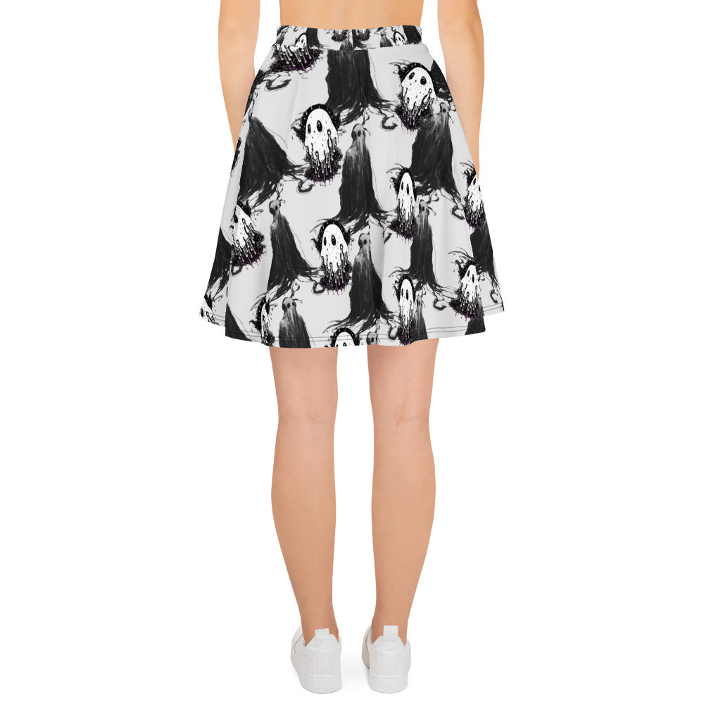 Ghosts Skater Skirt