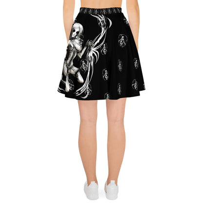 Pinup Spider Girl Skater Skirt