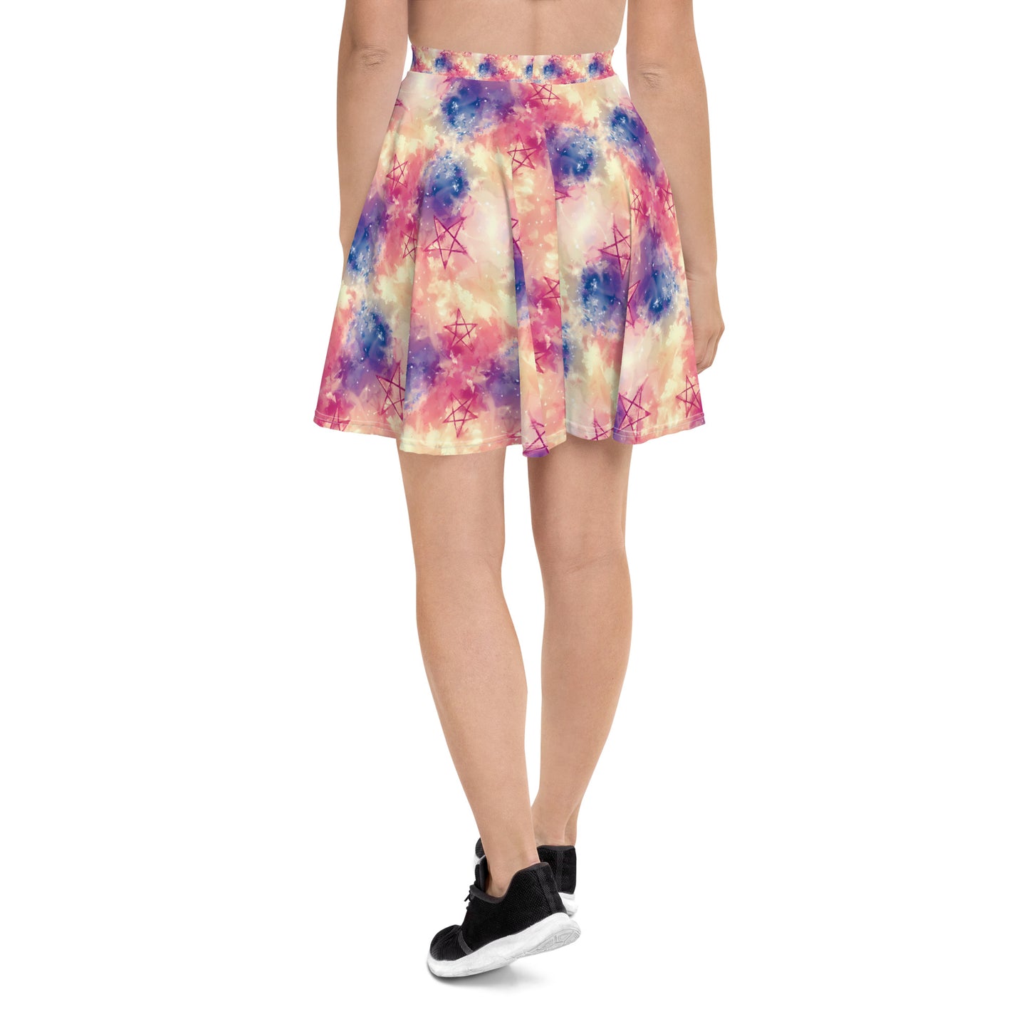 Pentagram Stars Skater Skirt