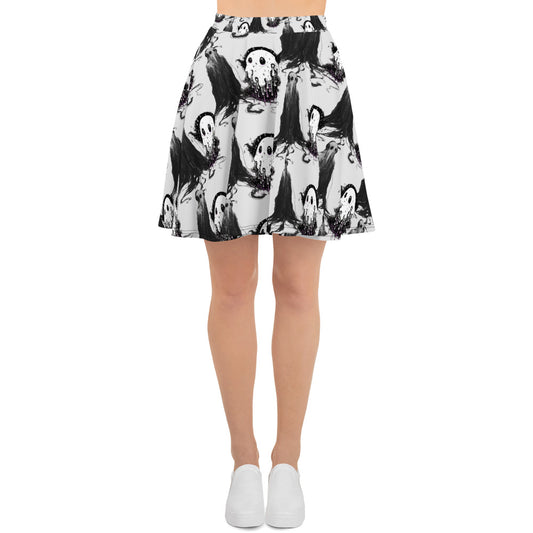 Ghosts Skater Skirt