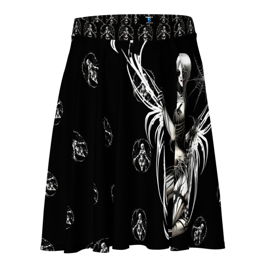 Pinup Spider Girl Skater Skirt