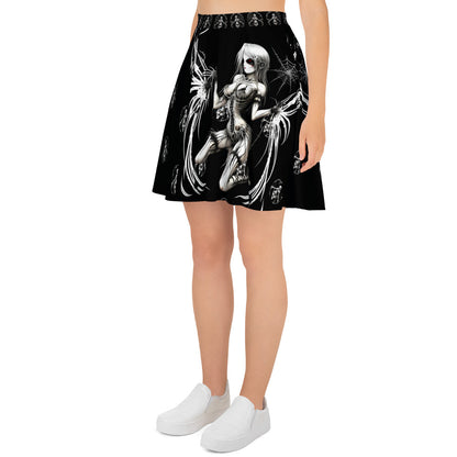 Pinup Spider Girl Skater Skirt