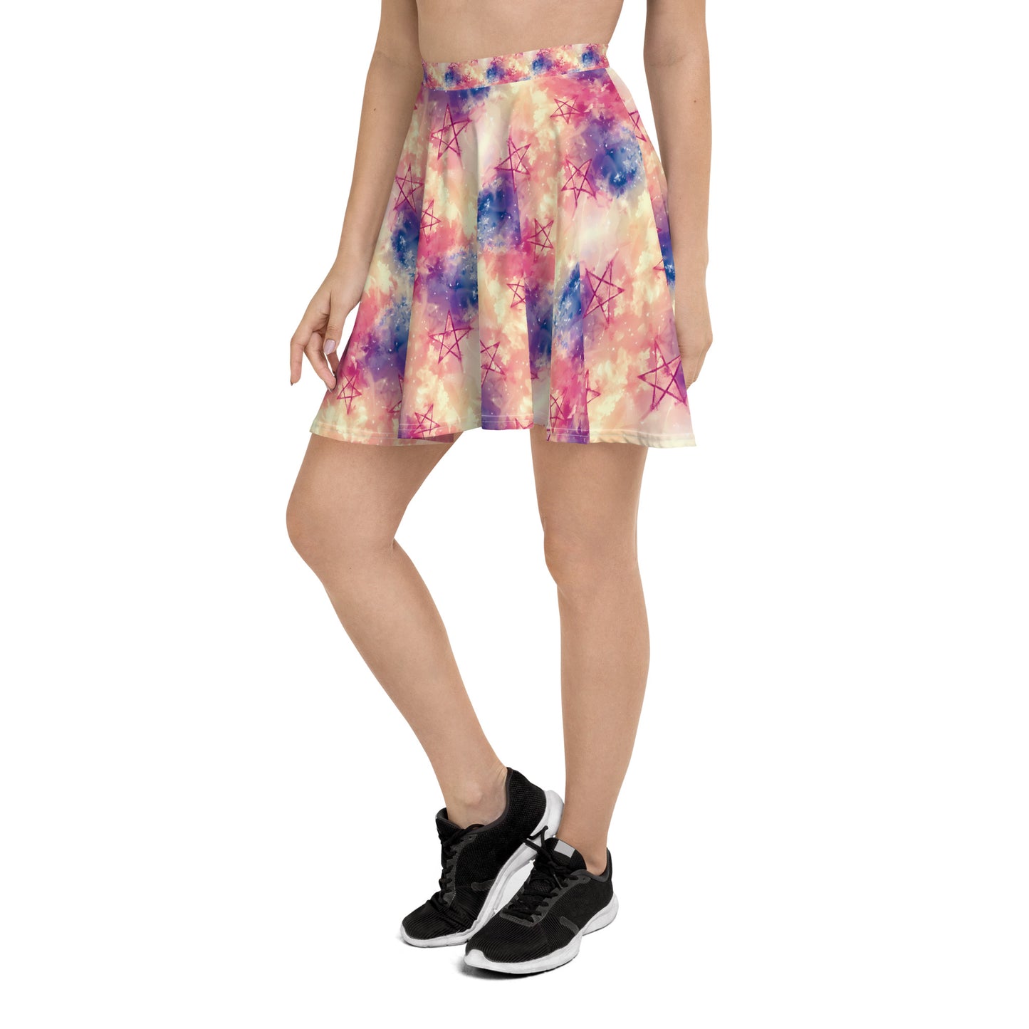 Pentagram Stars Skater Skirt