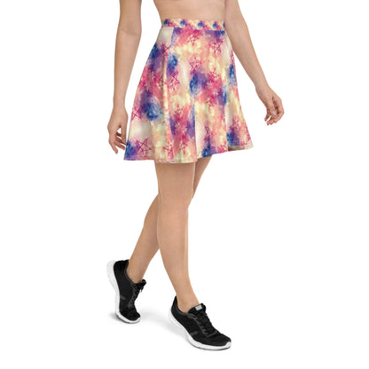 Pentagram Stars Skater Skirt