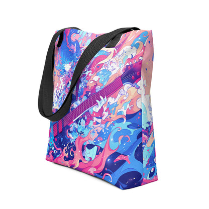 Anime Guitar Tote bag