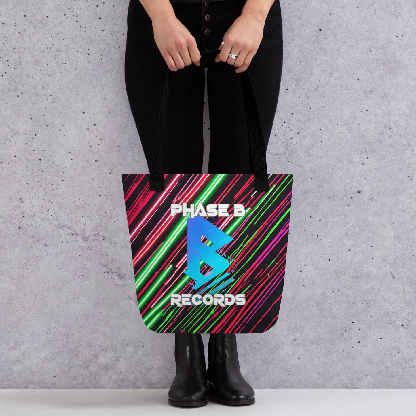 Phase B Records Tote bag - Free Delivery! Rock / Metal / Electronic / EDM / Underground - Alternative Apparel and Merch Only from Phase B Records.