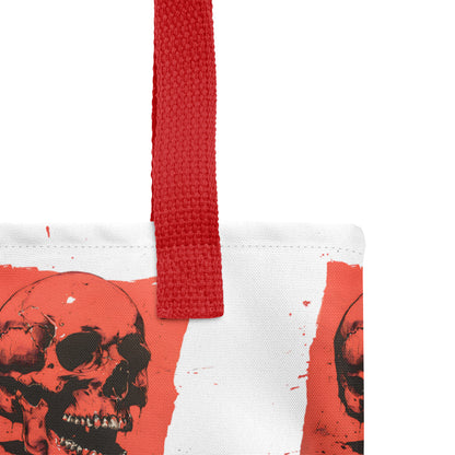 Red Skull Tote bag