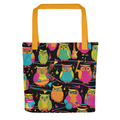 Jammin' Owls Tote bag - Free Delivery! Reggae / Dub / Ska / Ska punk / Punk - Alternative Apparel and Merch Only from Phase B Records.