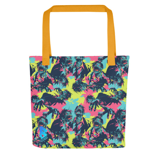 Neon Zombies Tote bag