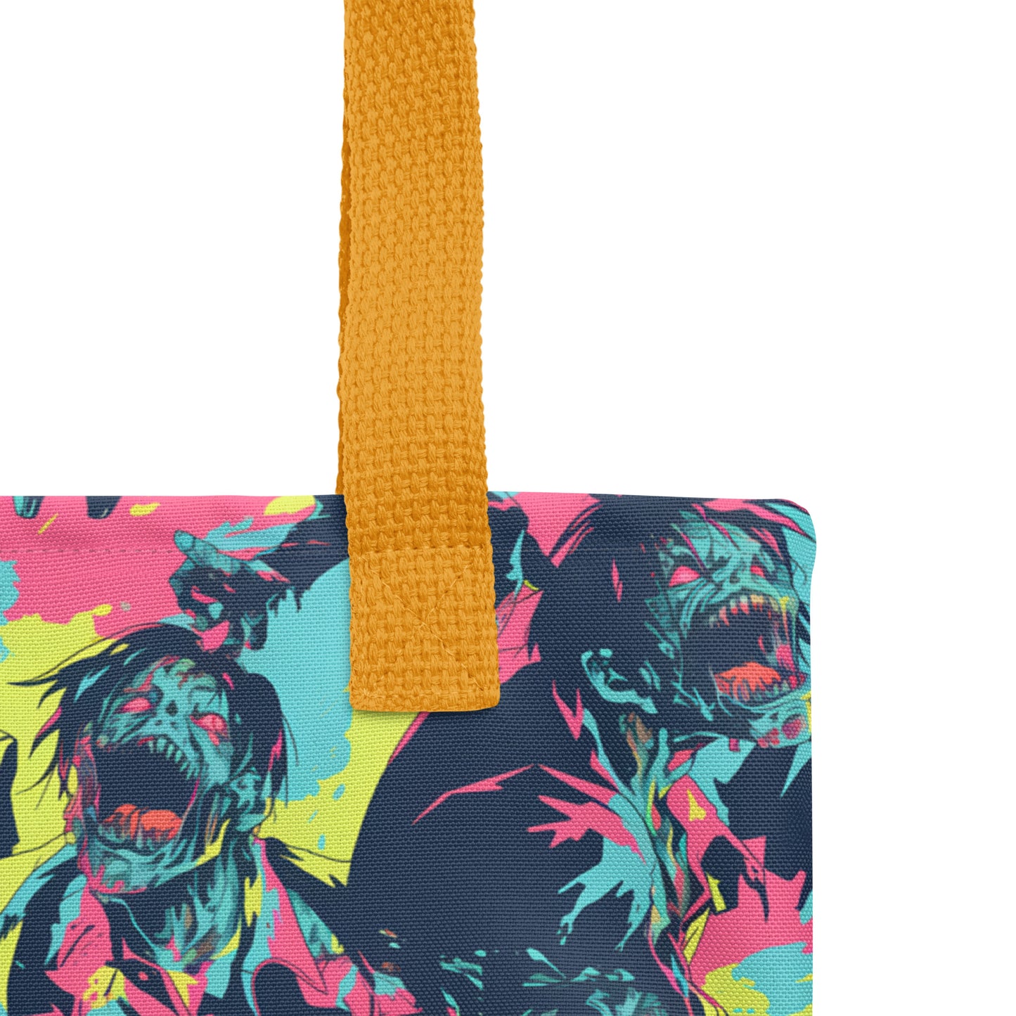 Neon Zombies Tote bag