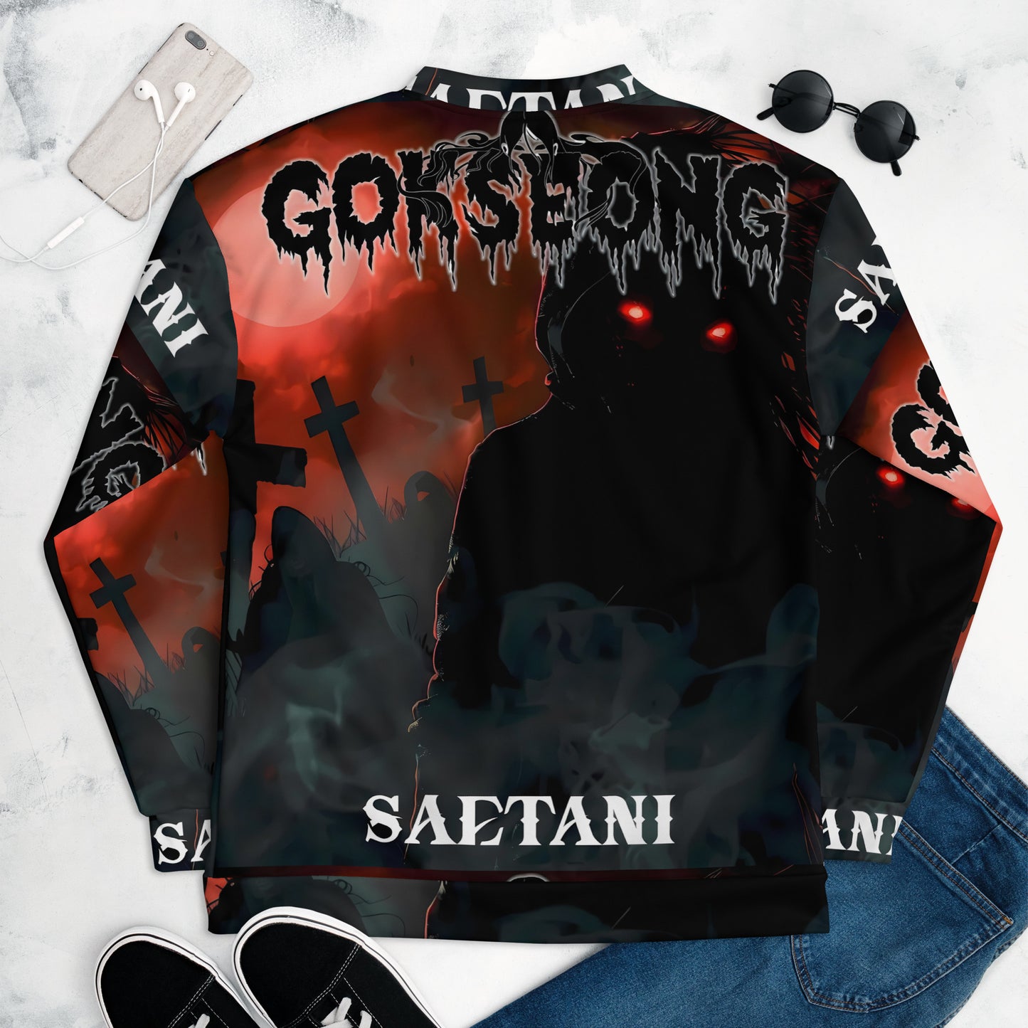 Gokseong Unisex Bomber Jacket - Free Delivery! Rock / Metal / Alternative - Alternative Apparel and Merch Only from Phase B Records.