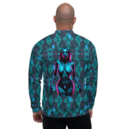 Pinup Turquoise Unisex Bomber Jacket